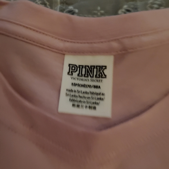 VS/PINK Long Sleeve Campus Tee - Picture 3 of 5